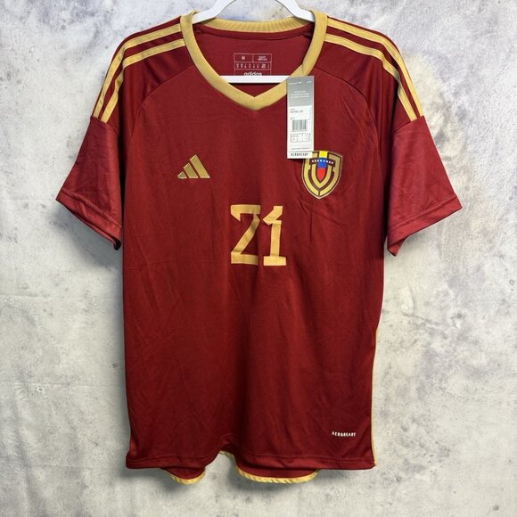 Venezuela Soccer Jersey 24/25 La Vinotinto local y visitante Kelsy #12 - Picture 1 of 11